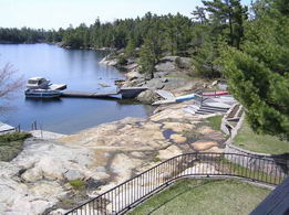 Inner harbour by main lodge - Country homes for sale and luxury real estate including horse farms and property in the Caledon and King City areas near Toronto